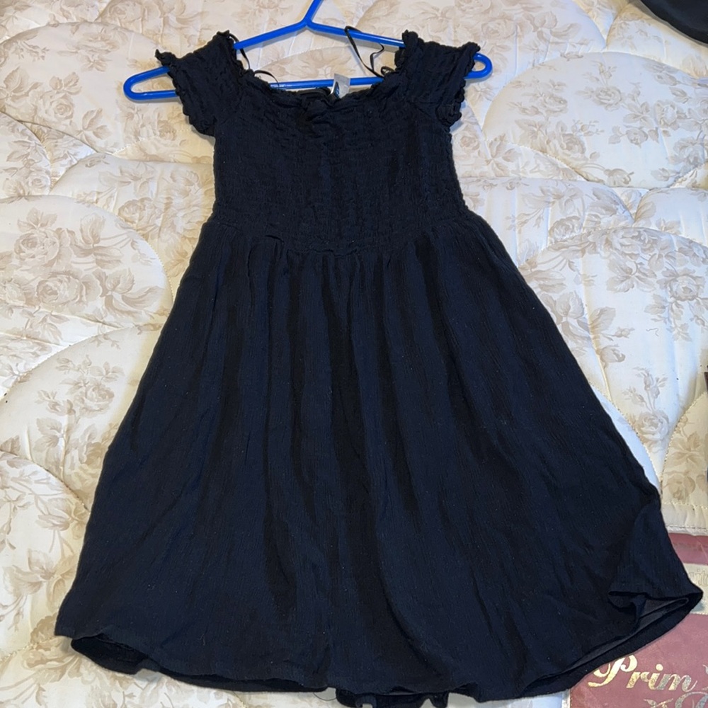 H&M black mini dress.